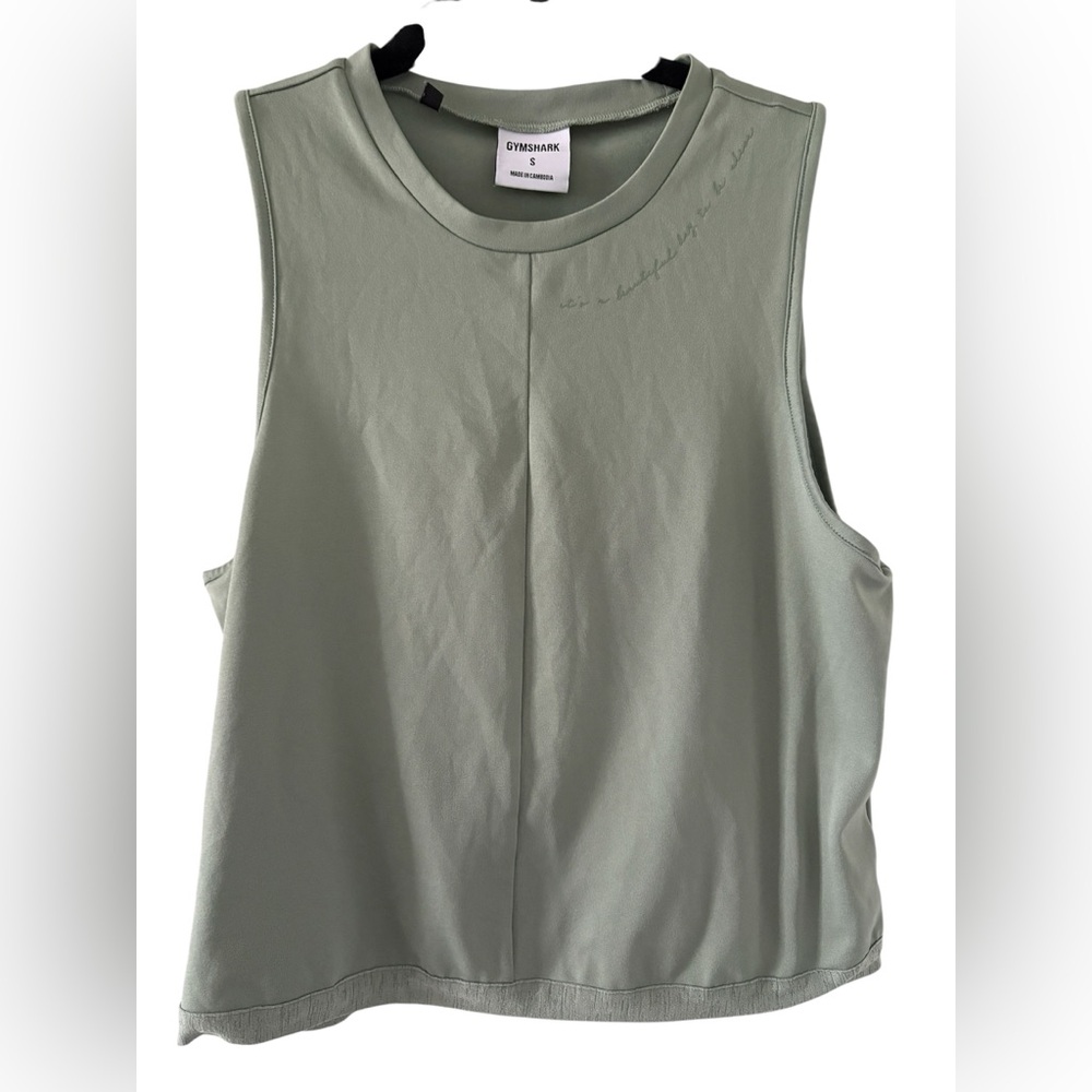 Gymshark X WHITNEY SIMMONS. Whitney Swing Tank- Moss Green Sz S
